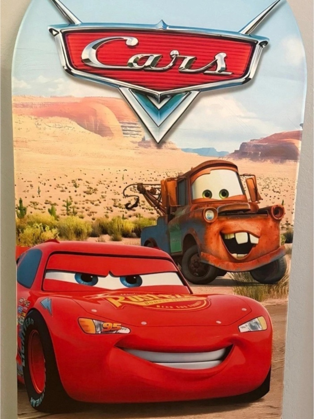 Cars Birthday Arch Backdrop Cover